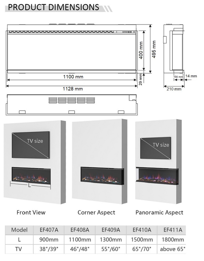 ilektriko tzaki 113cm diastaseis