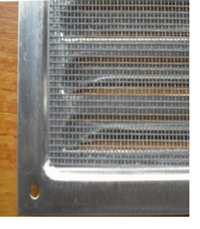 outdoor air vent with protective net